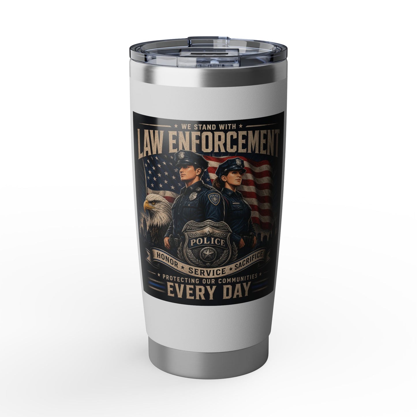 Support Law Enforcement Vagabond 20oz Tumbler