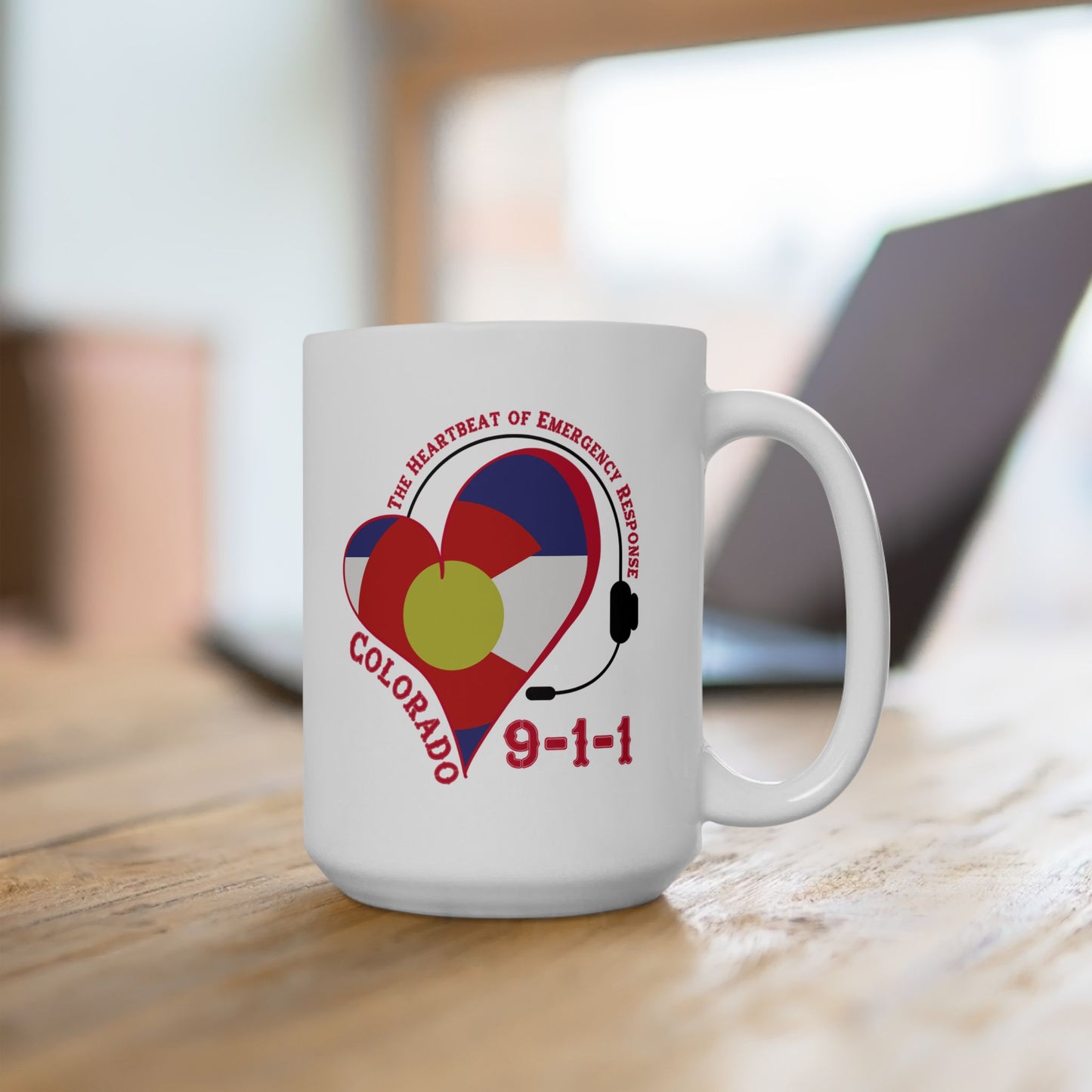 Colorado 911 Heartbeat Ceramic Mug (11oz, 15oz)