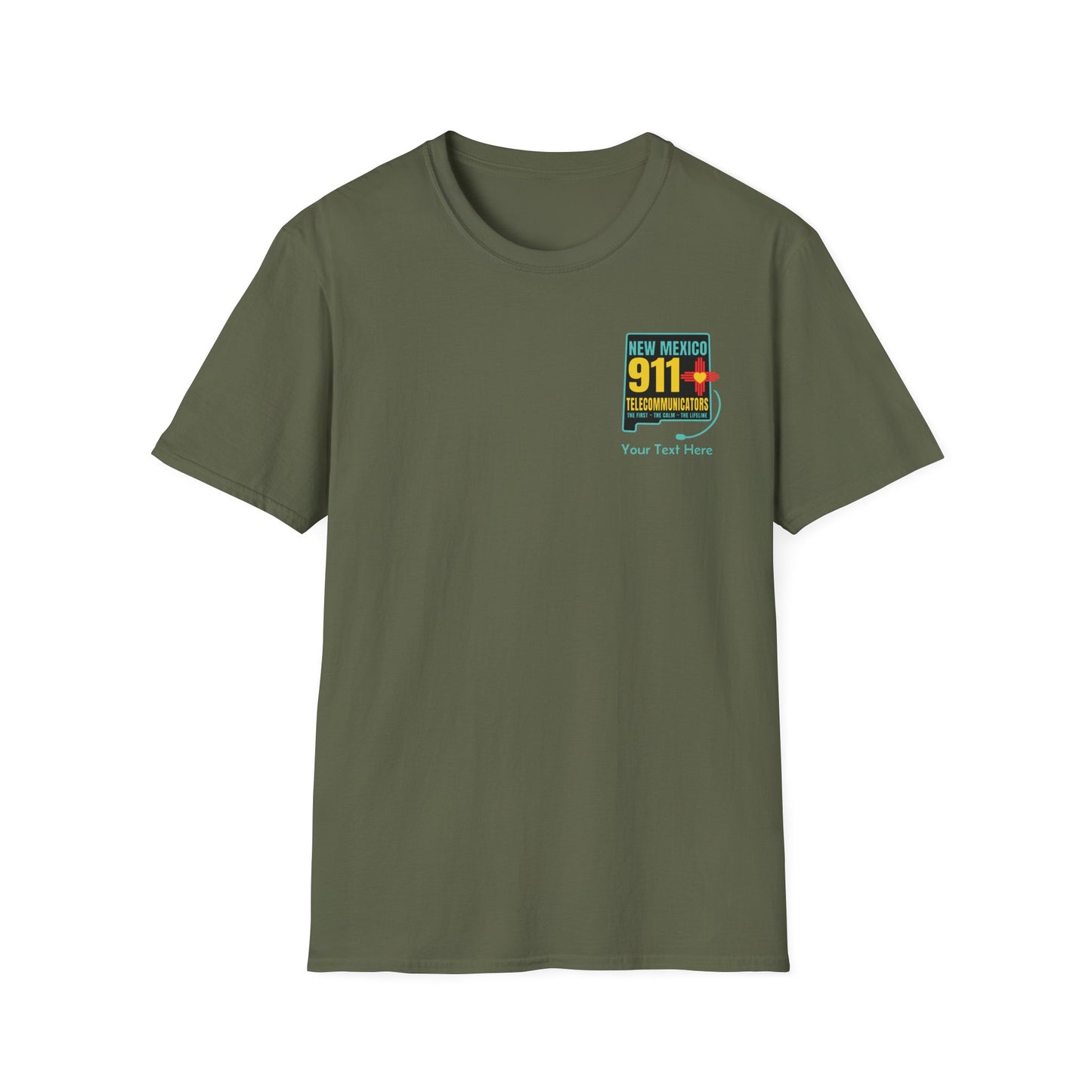 New Mexico 911 Telecommunicators Unisex Softstyle T-Shirt