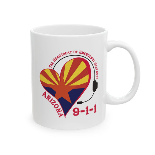 Arizona 911 Heartbeat Ceramic Mug (11oz, 15oz)