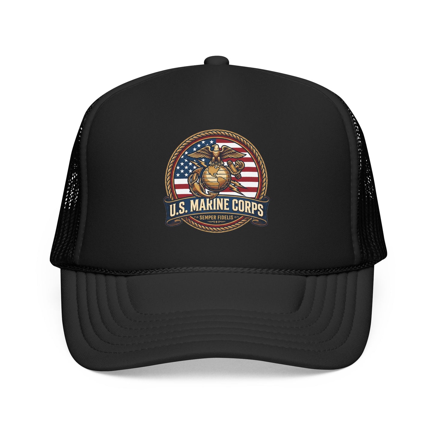 U.S. Marine Corps Patriotic Trucker Hat