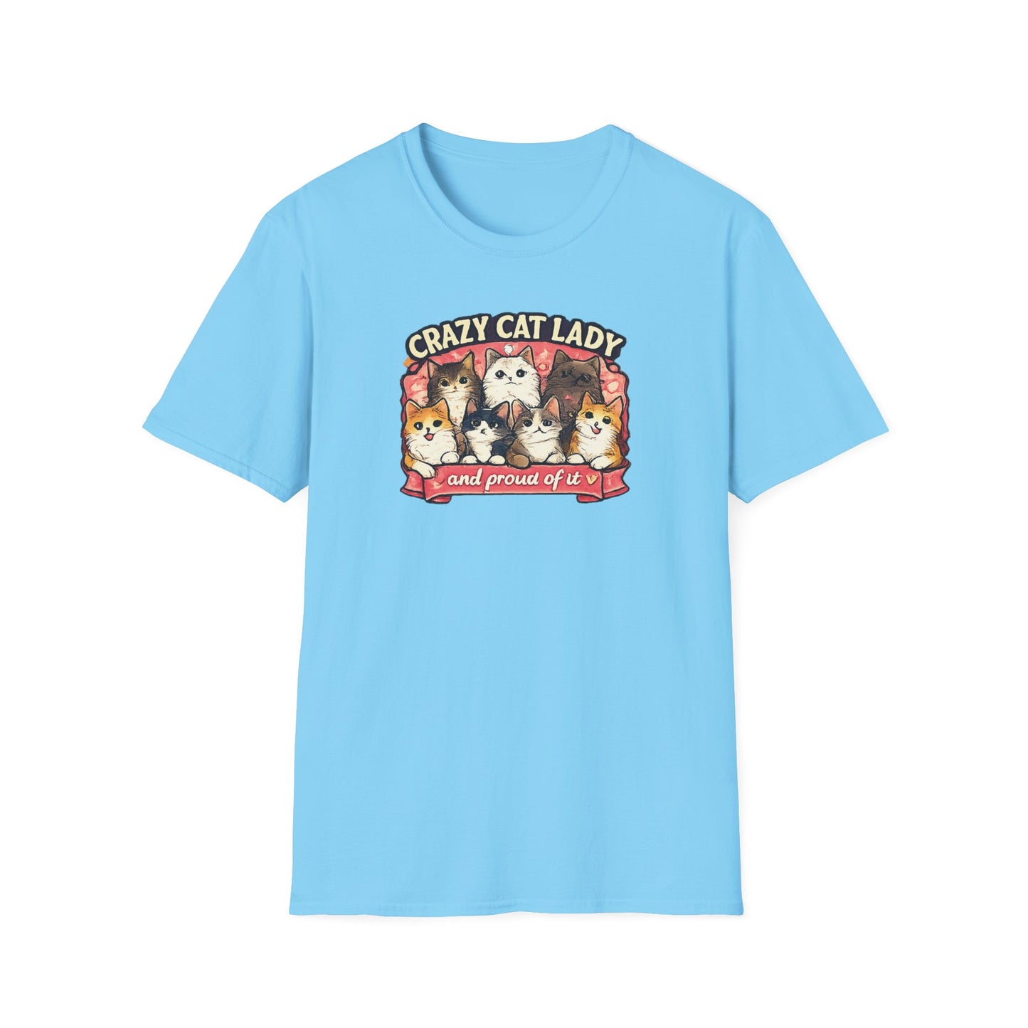Crazy Cat Lady Unisex Softstyle T-Shirt