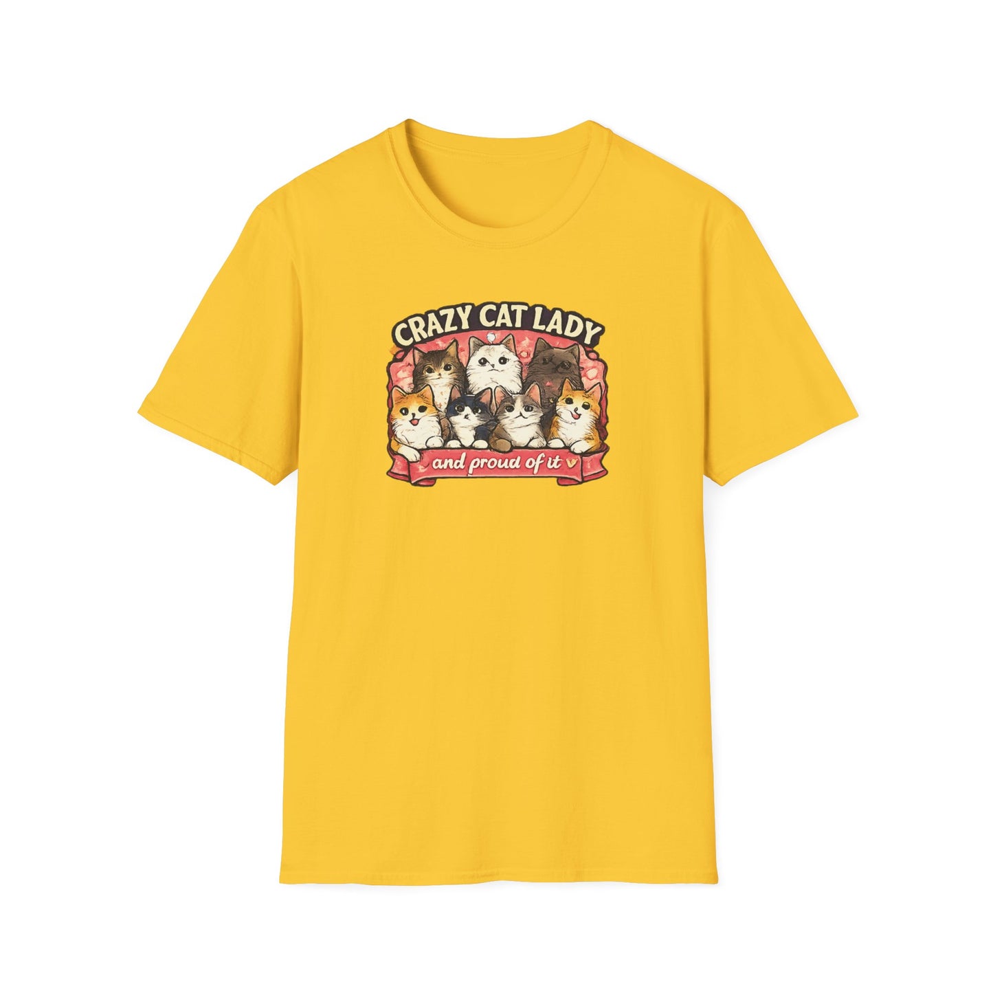 Crazy Cat Lady Unisex Softstyle T-Shirt