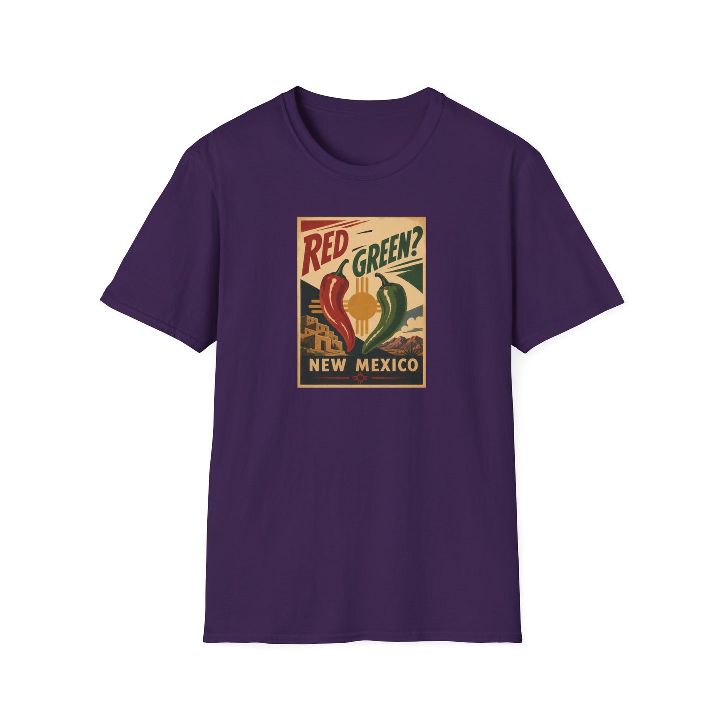 Red or Green? Unisexn Softstyle T-Shirt