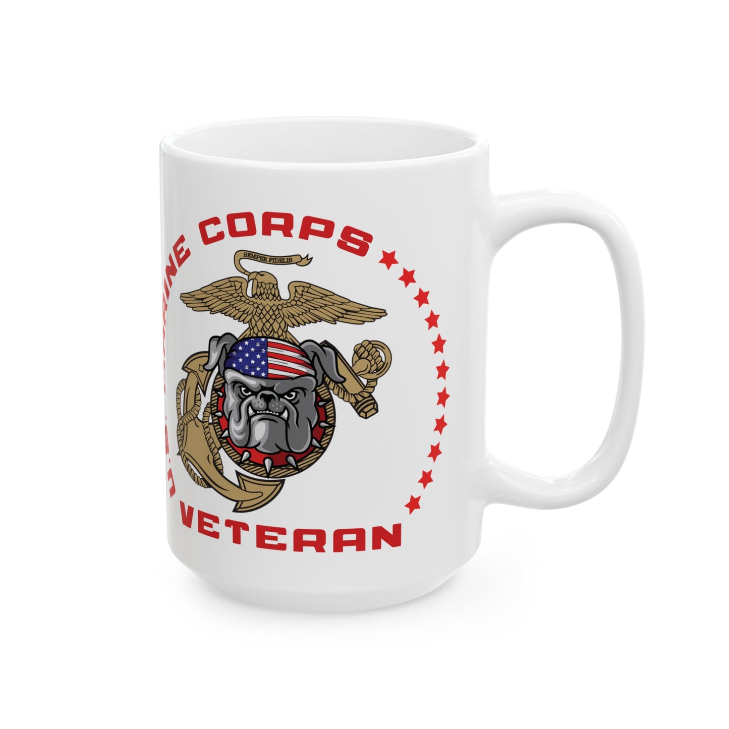 U.S. Marine Corps Veteran Ceramic Mug (11oz, 15oz)