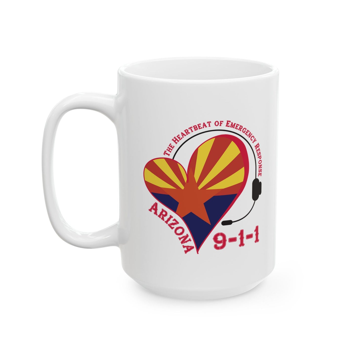 Arizona 911 Heartbeat Ceramic Mug (11oz, 15oz)