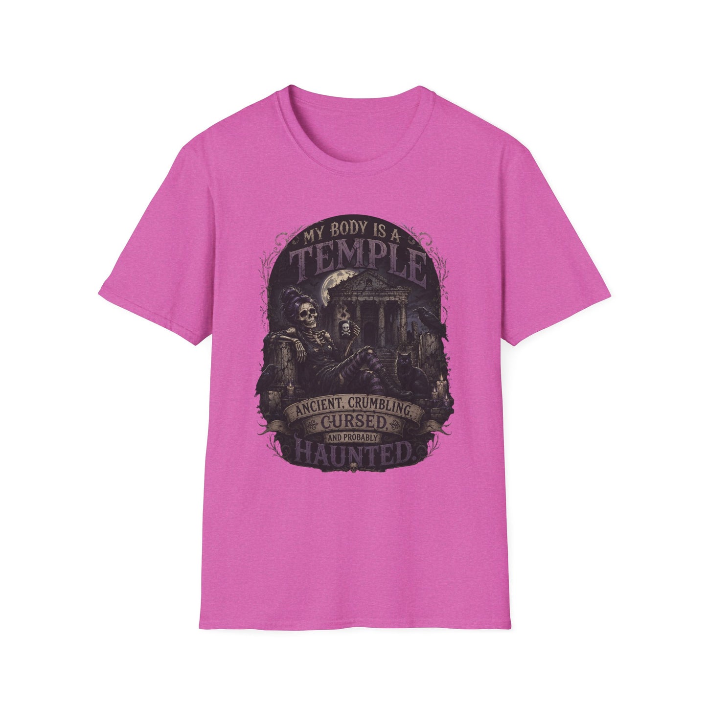 Body a Temple - Female Unisex Softstyle T-Shirt