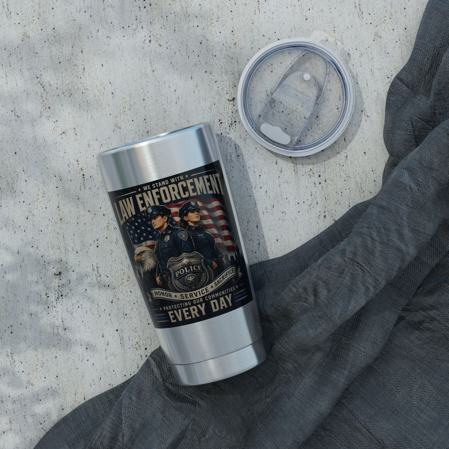 Support Law Enforcement Vagabond 20oz Tumbler
