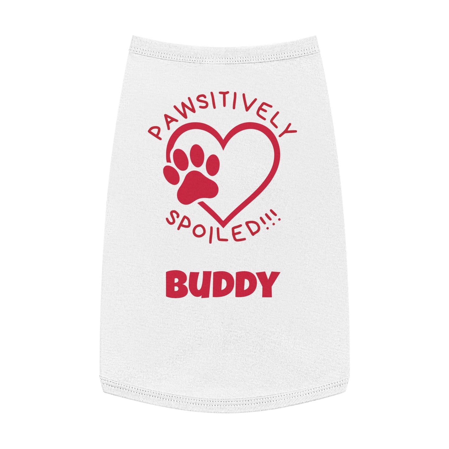 Pawsitively Spoiled PERSONALIZED Pet Tank Top