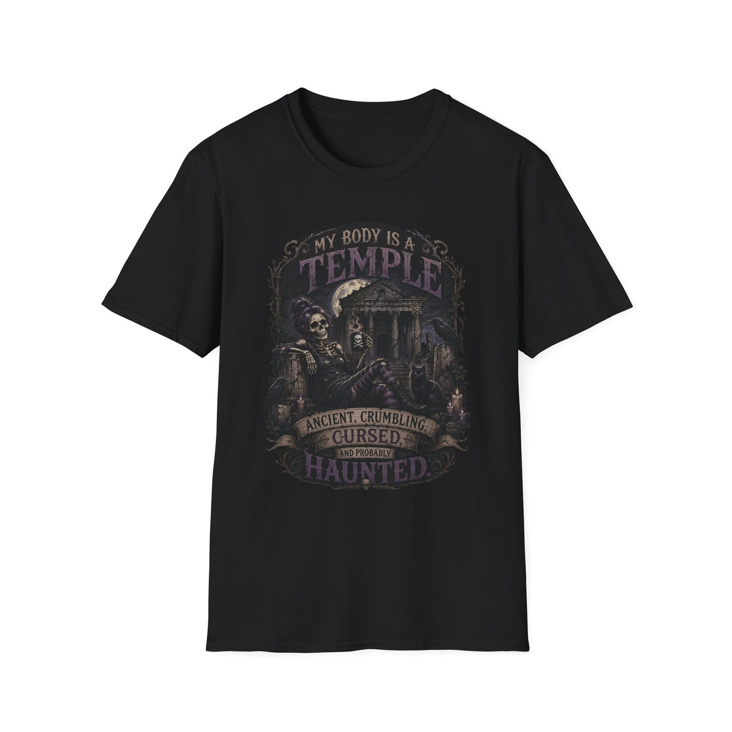 Body a Temple - Female Unisex Softstyle T-Shirt