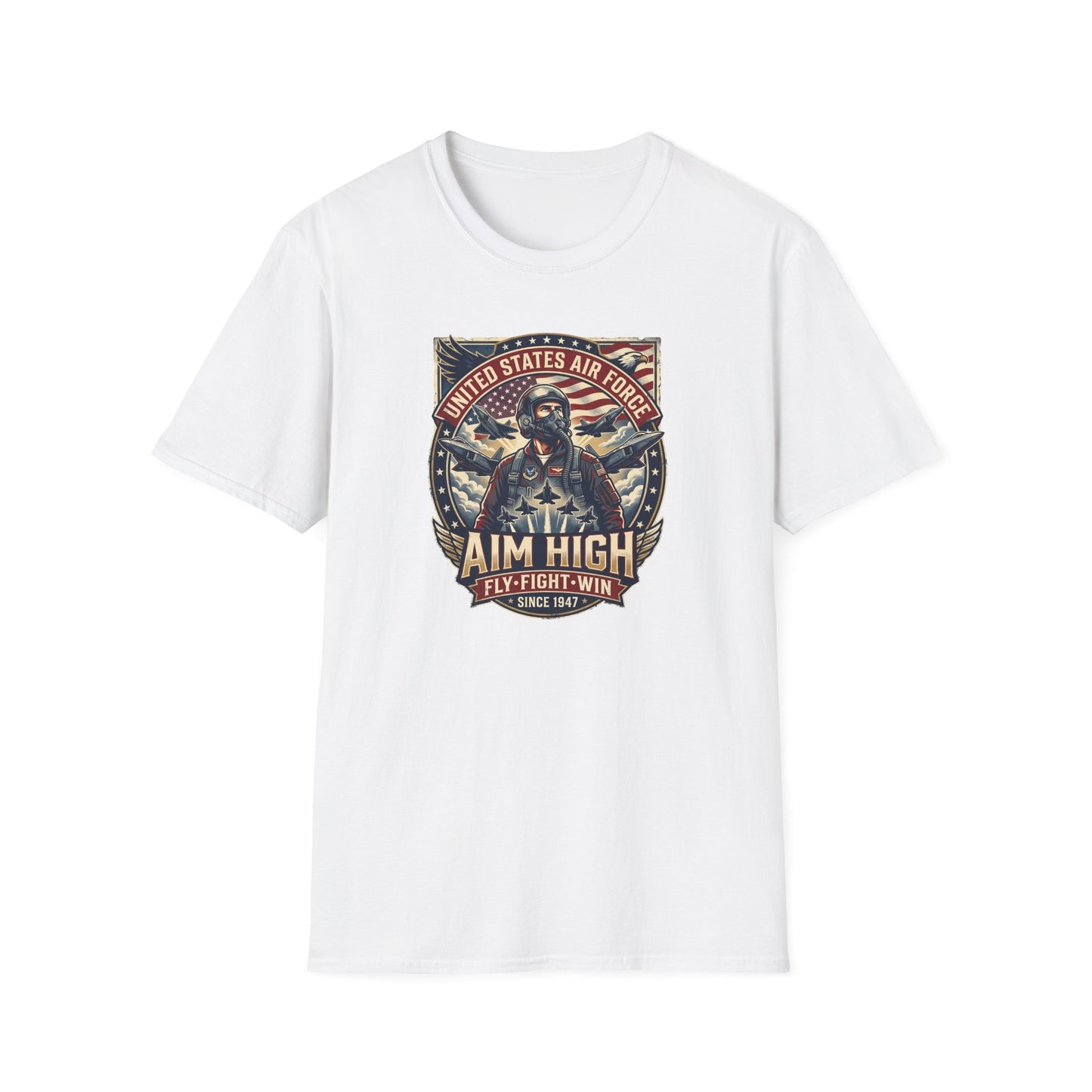 U.S. Air Force: Aim High Unisex Softstyle T-Shirt