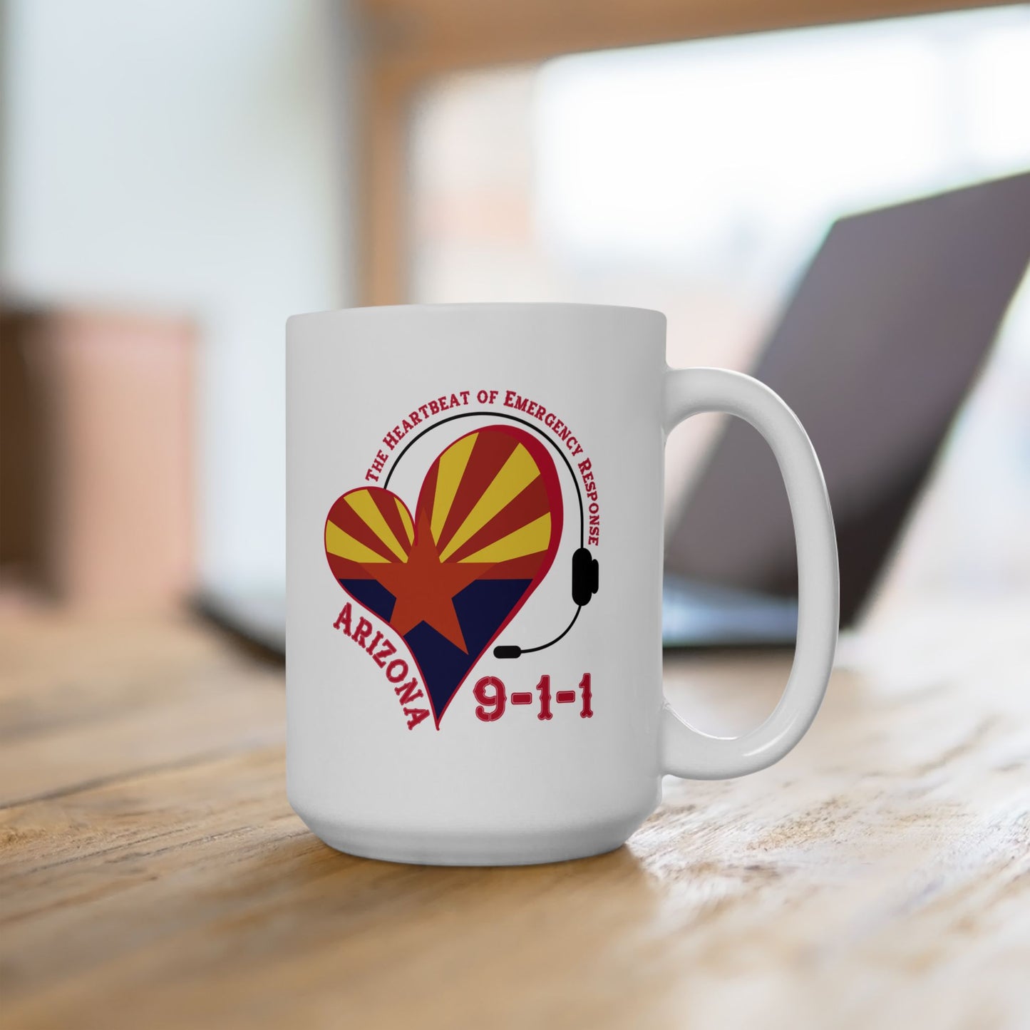 Arizona 911 Heartbeat Ceramic Mug (11oz, 15oz)