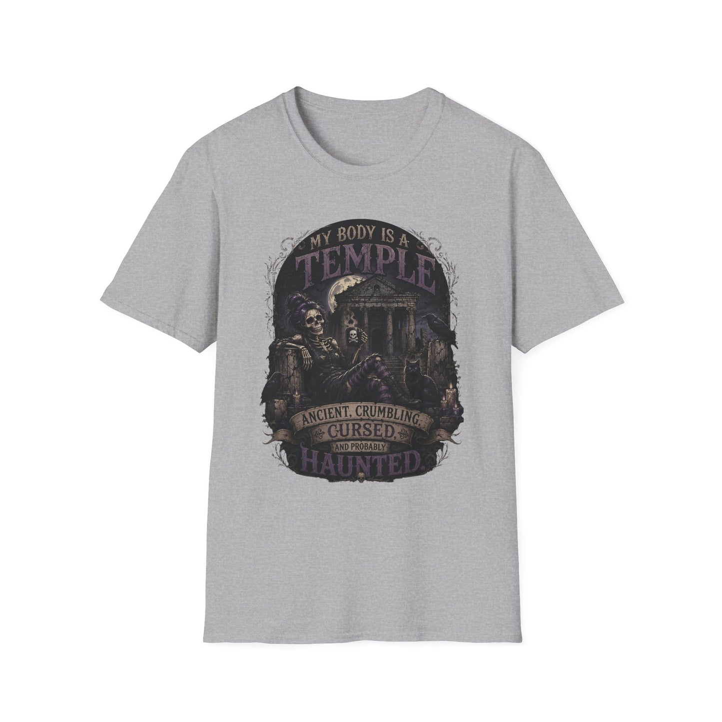 Body a Temple - Female Unisex Softstyle T-Shirt