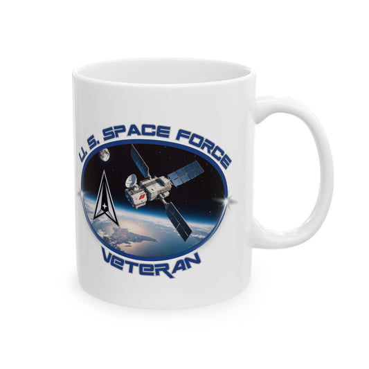 U.S. Space Force Veteran Ceramic Mug (11oz, 15oz)