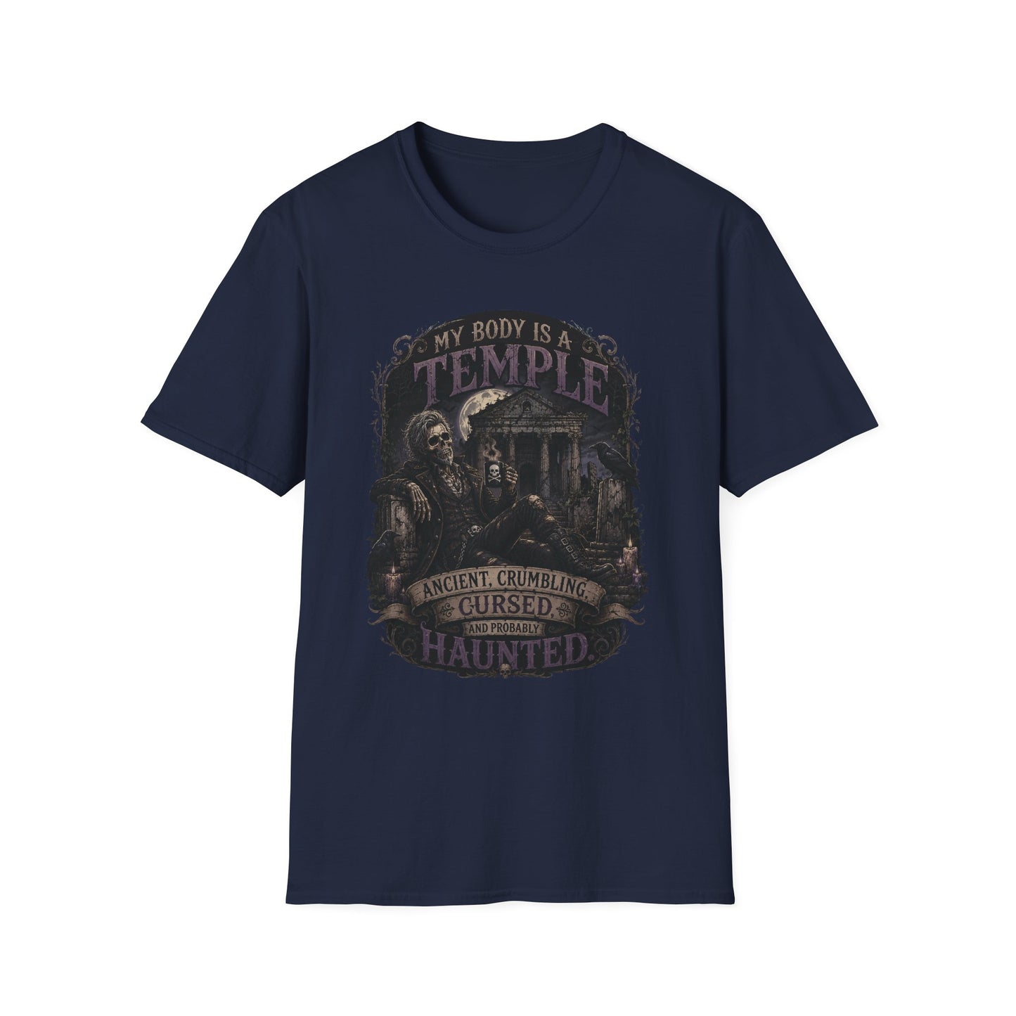 Body a Temple - Male Unisex Softstyle T-Shirt