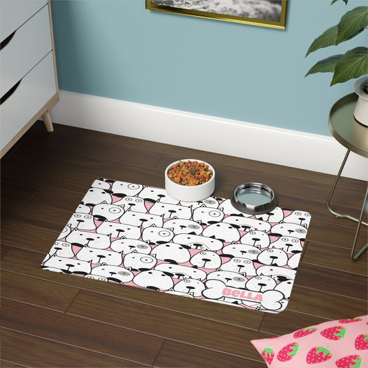 Good Doggy Pink Pet Food Mat (12x18)