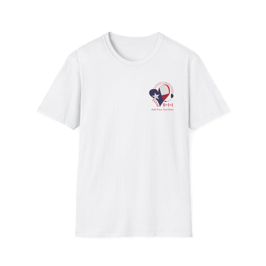 Texas 911 Heartbeat Unisex Softstyle T-Shirt