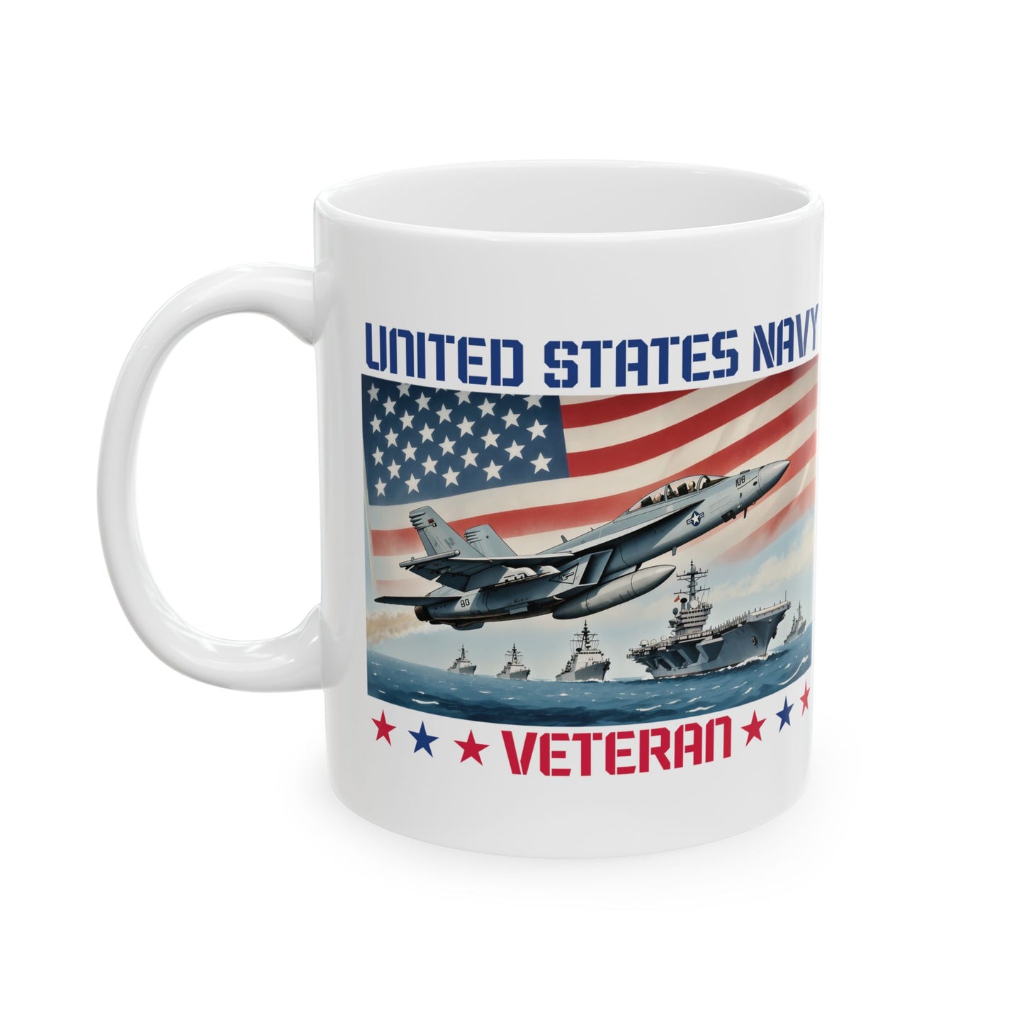 U.S. Navy Veteran Ceramic Mug (11oz, 15oz)