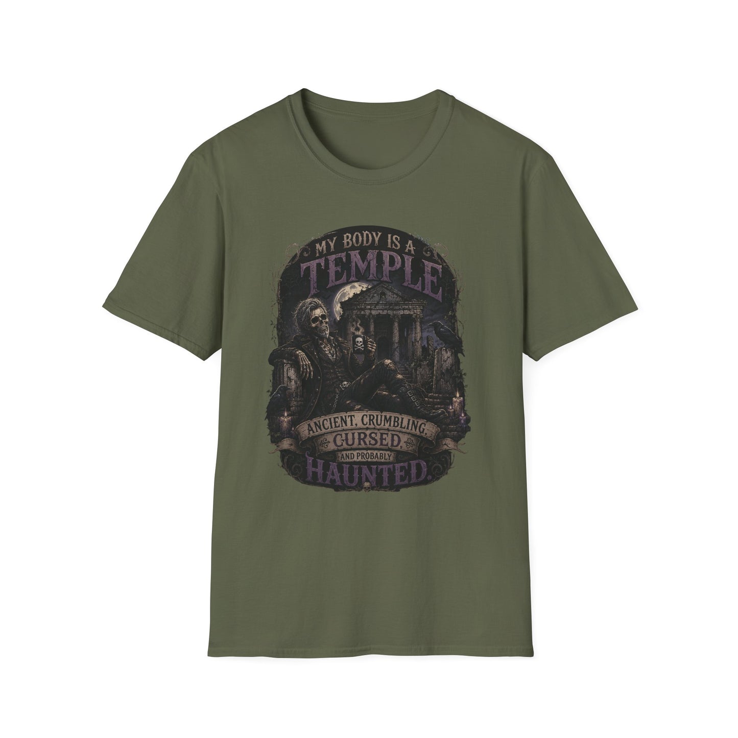 Body a Temple - Male Unisex Softstyle T-Shirt