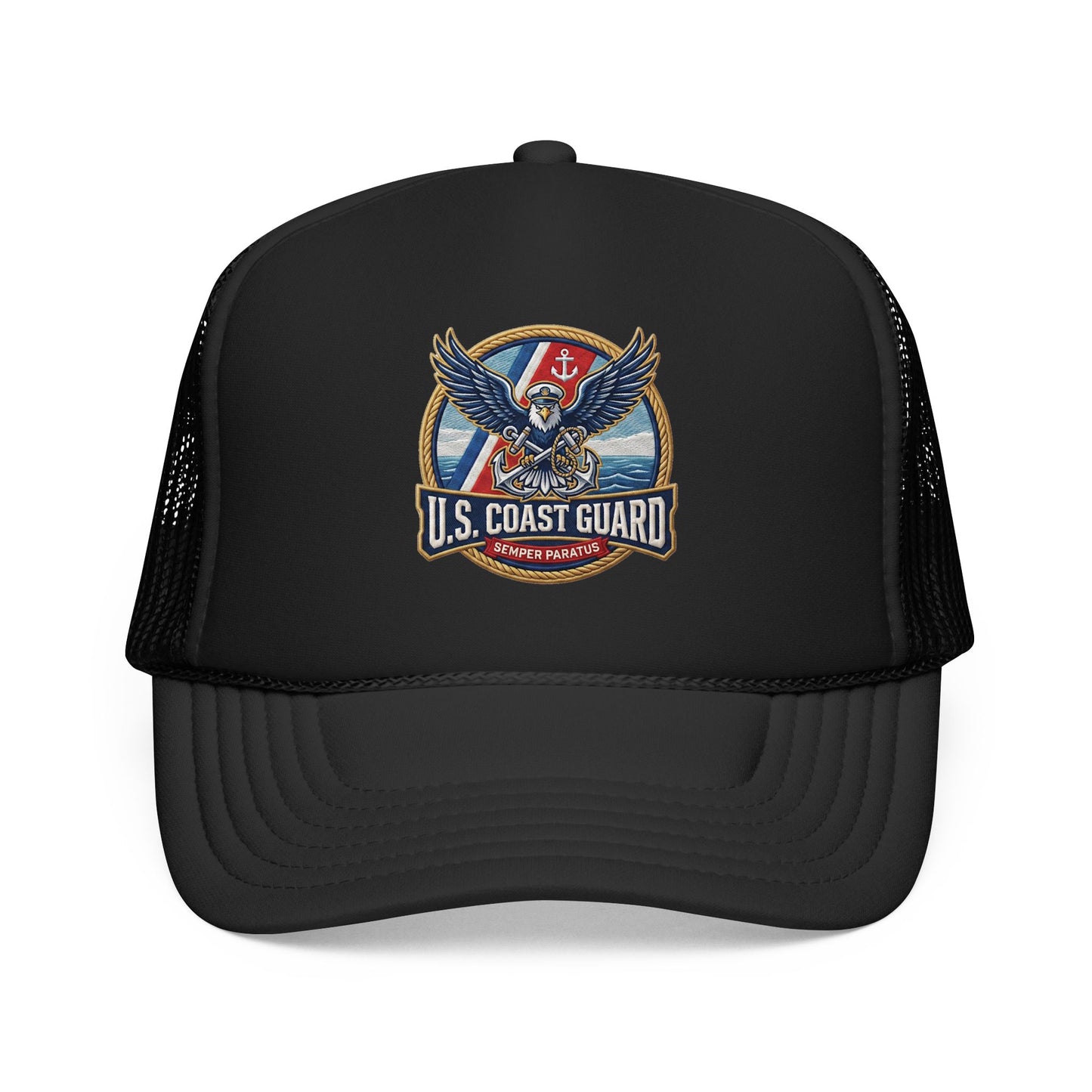 U.S. Coast Guard Patriotic Trucker Hat