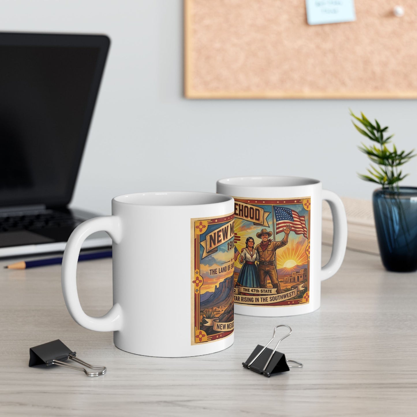New Mexico Statehood Ceramic Mug (11oz, 15oz)