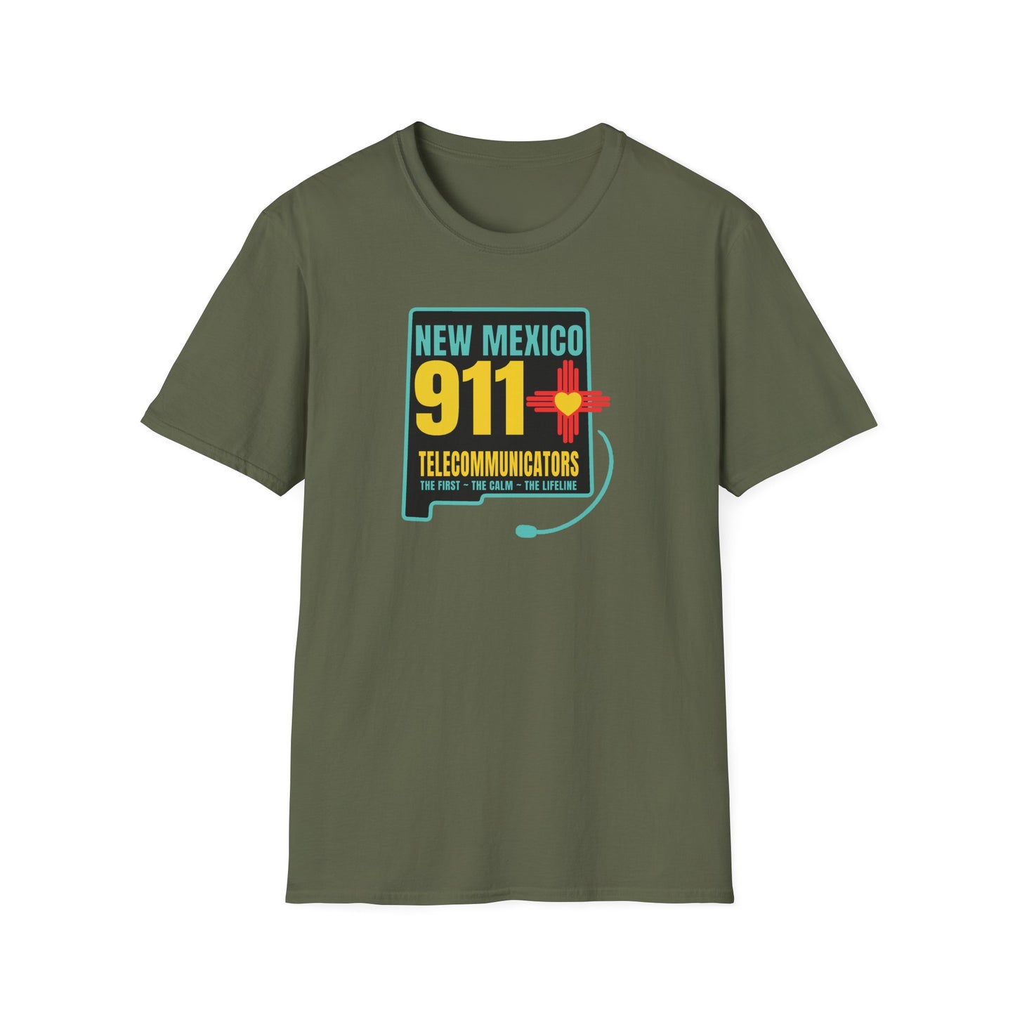 New Mexico 911 Telecommunicators Unisex Softstyle T-Shirt