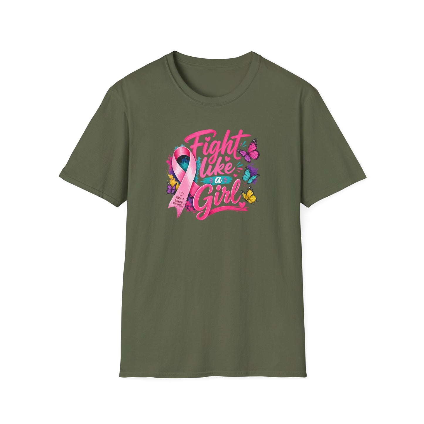Fight Like a Girl Unisex Softstyle T-Shirt