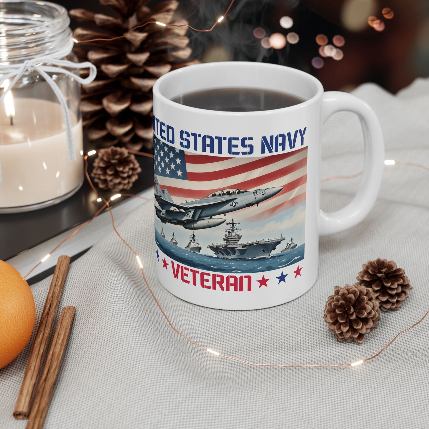 U.S. Navy Veteran Ceramic Mug (11oz, 15oz)