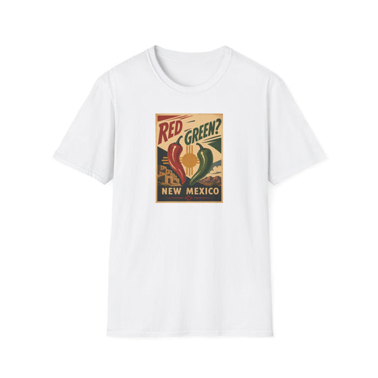 Red or Green? Unisexn Softstyle T-Shirt