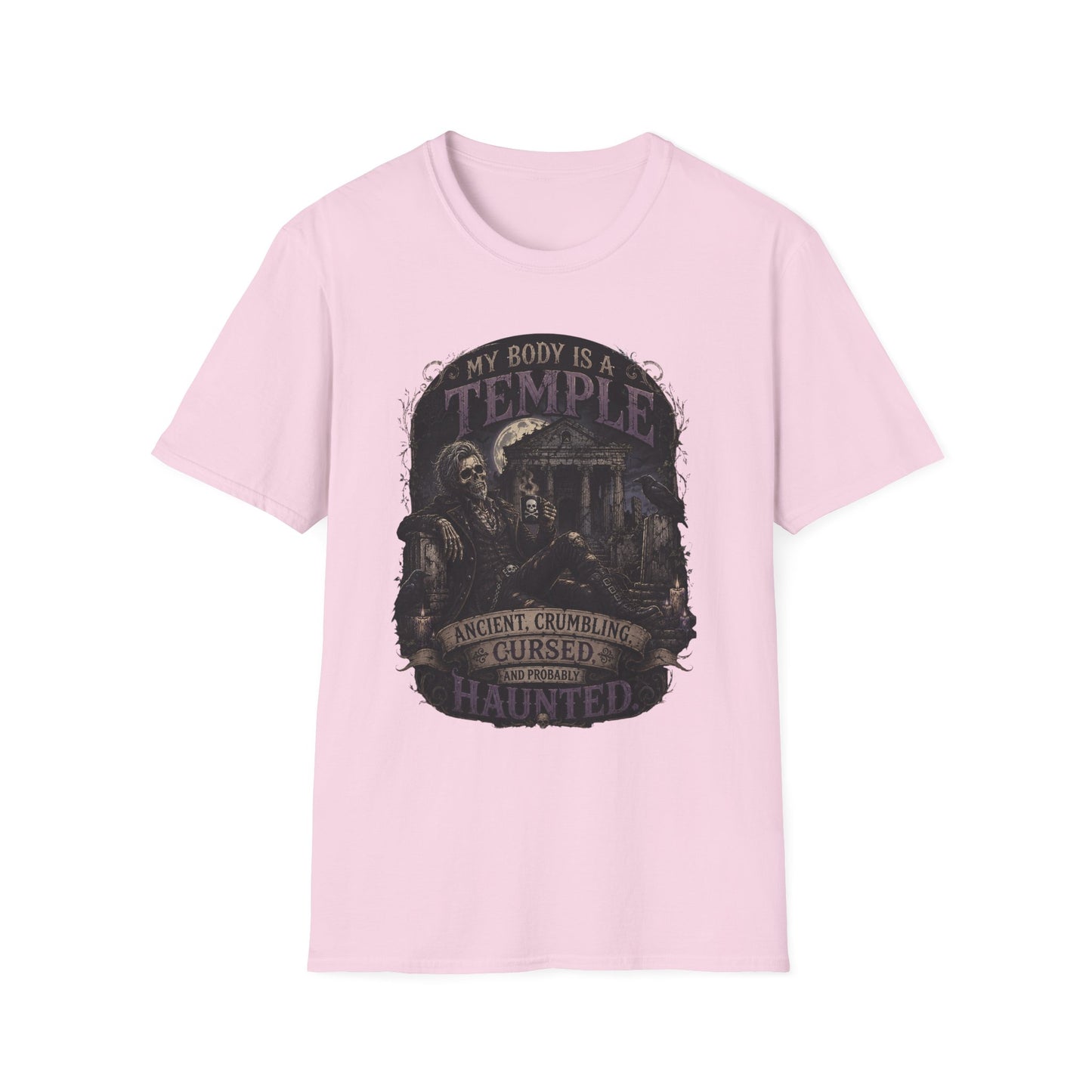 Body a Temple - Male Unisex Softstyle T-Shirt