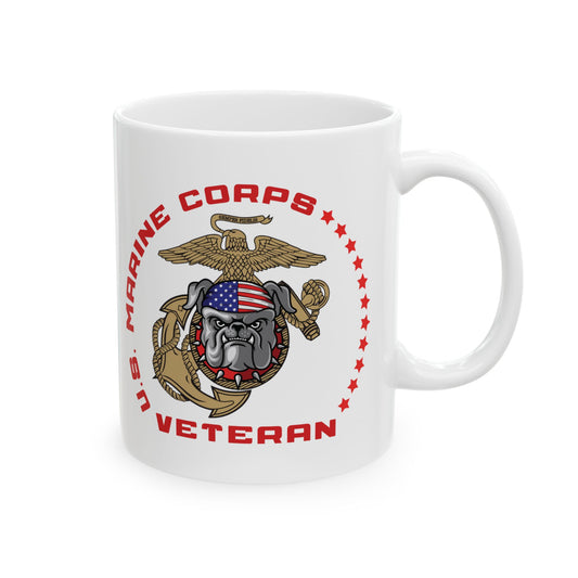 U.S. Marine Corps Veteran Ceramic Mug (11oz, 15oz)