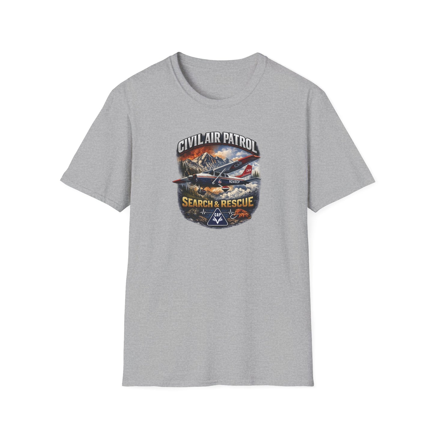 Civil Air Patrol: Search & Rescue Unisex Softstyle T-Shirt