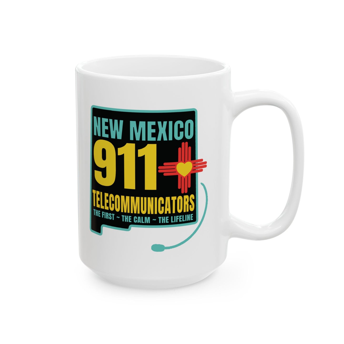 New Mexico 911 Telecommunicators Ceramic Mug, (11oz, 15oz)