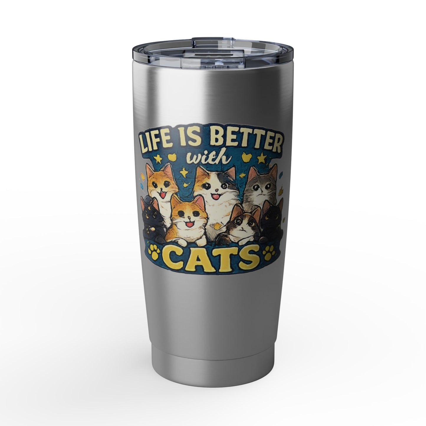 Life is Better with Cats Vagabond 20oz Tumbler