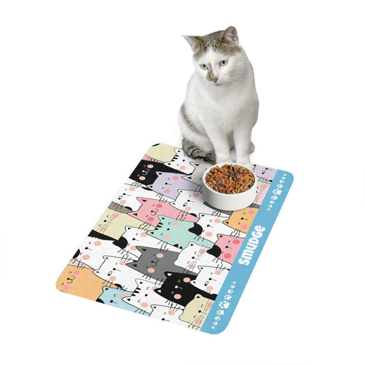 Good Kitty Blue Pet Food Mat (12x18)