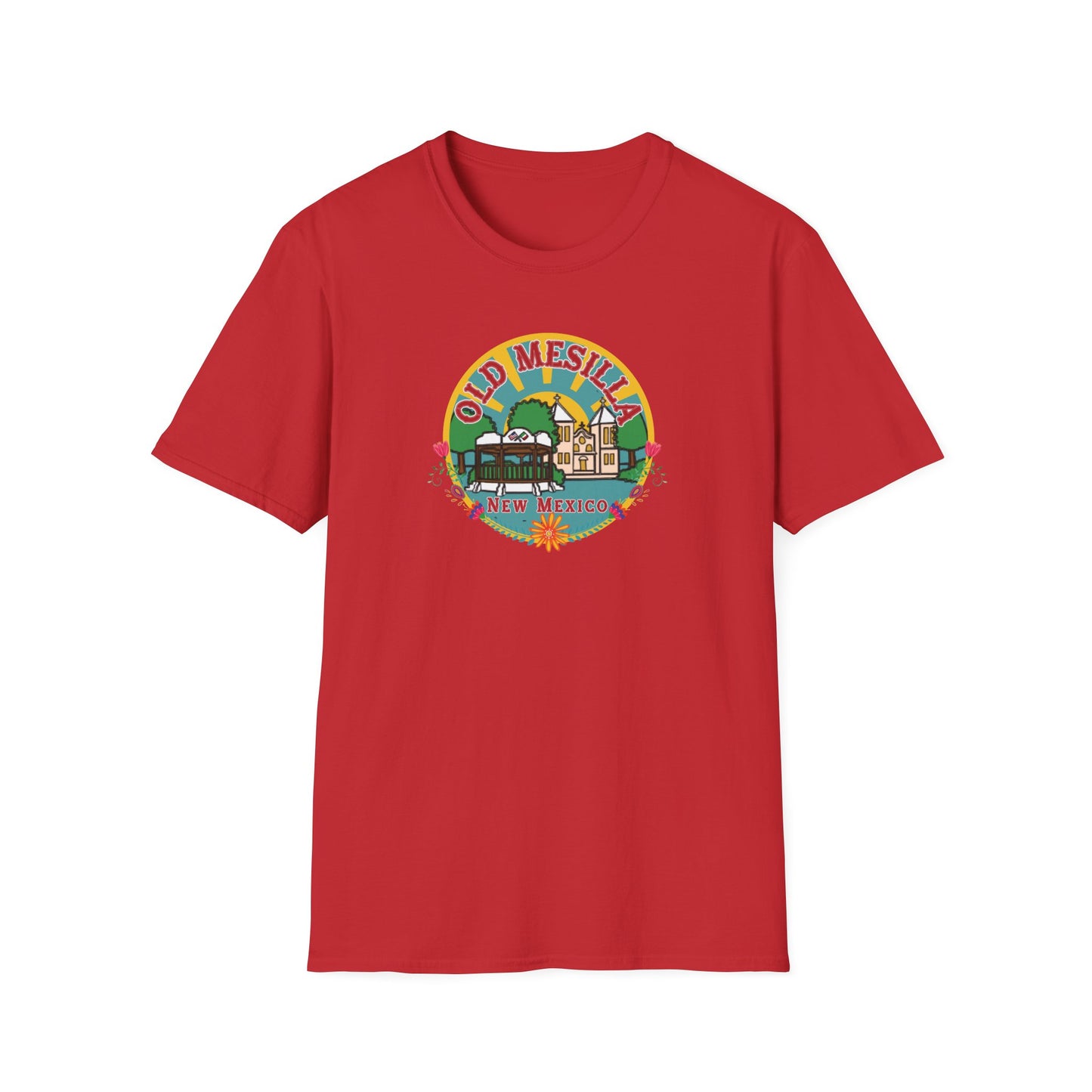 Old Mesilla - Round Unisex Softstyle T-Shirt