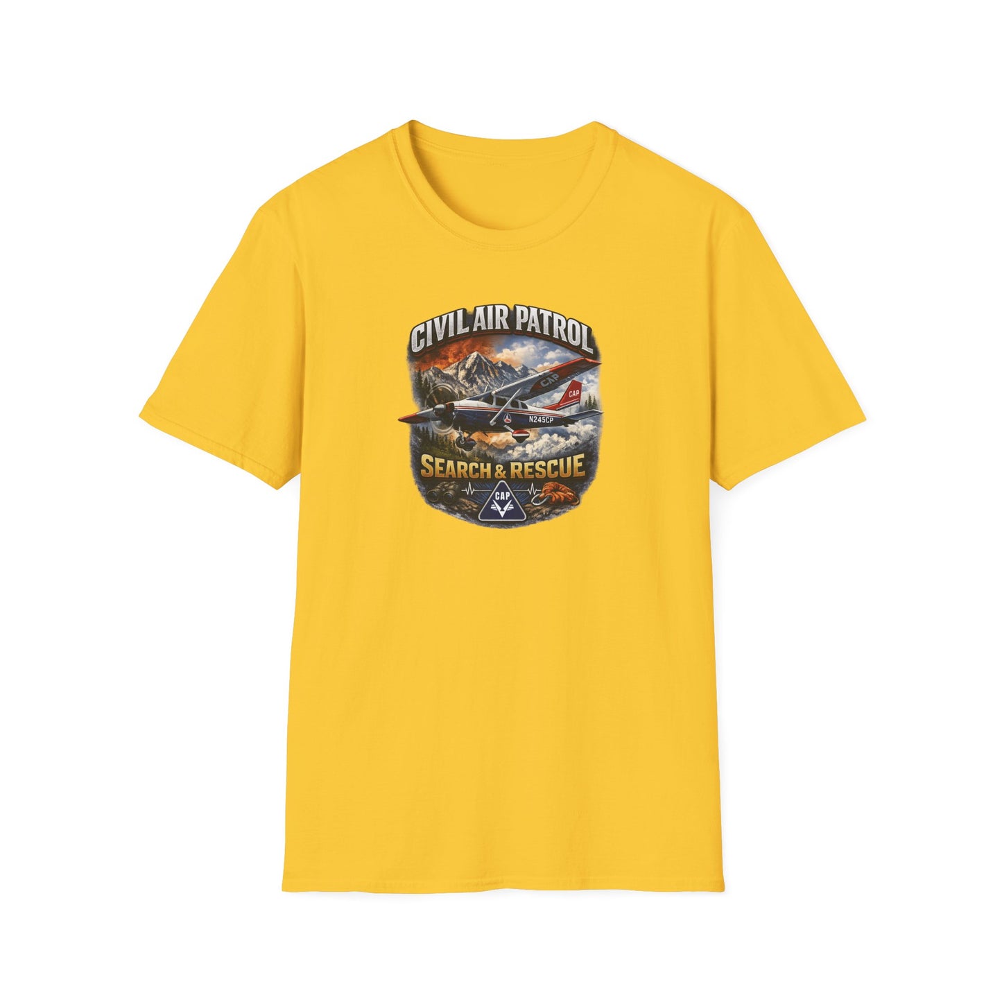 Civil Air Patrol: Search & Rescue Unisex Softstyle T-Shirt