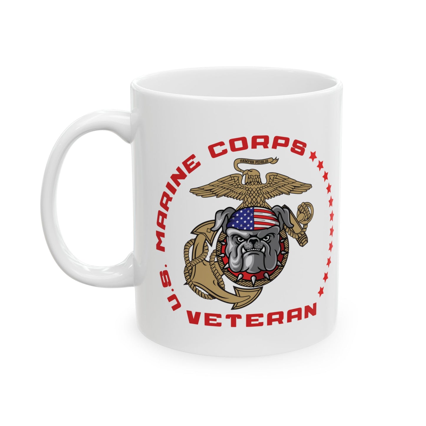 U.S. Marine Corps Veteran Ceramic Mug (11oz, 15oz)