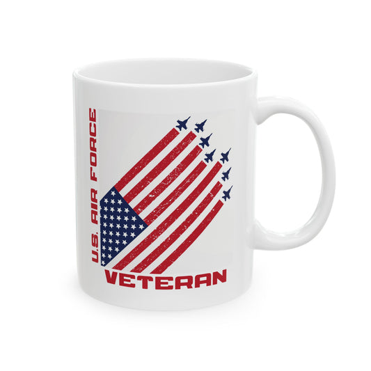 U.S. Air Force Veteran Ceramic Mug (11oz, 15oz)