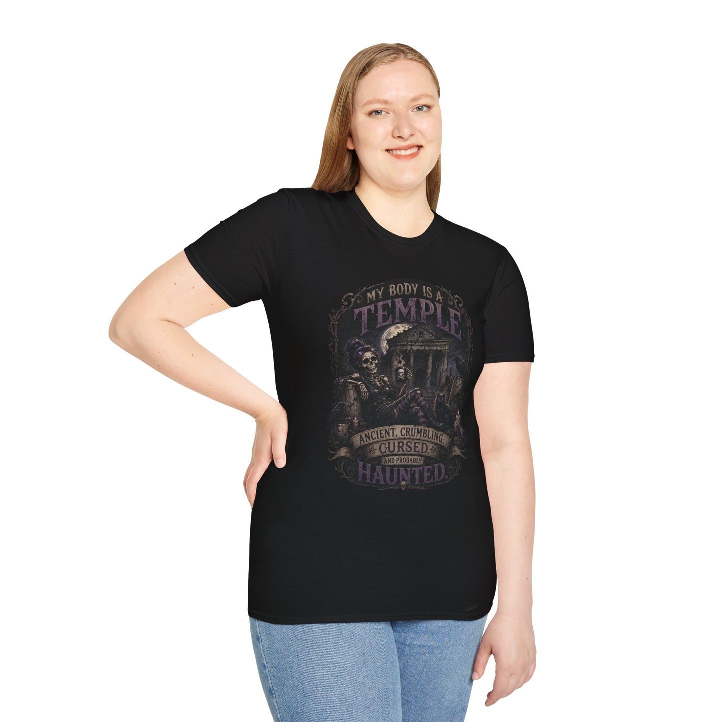 Body a Temple - Female Unisex Softstyle T-Shirt