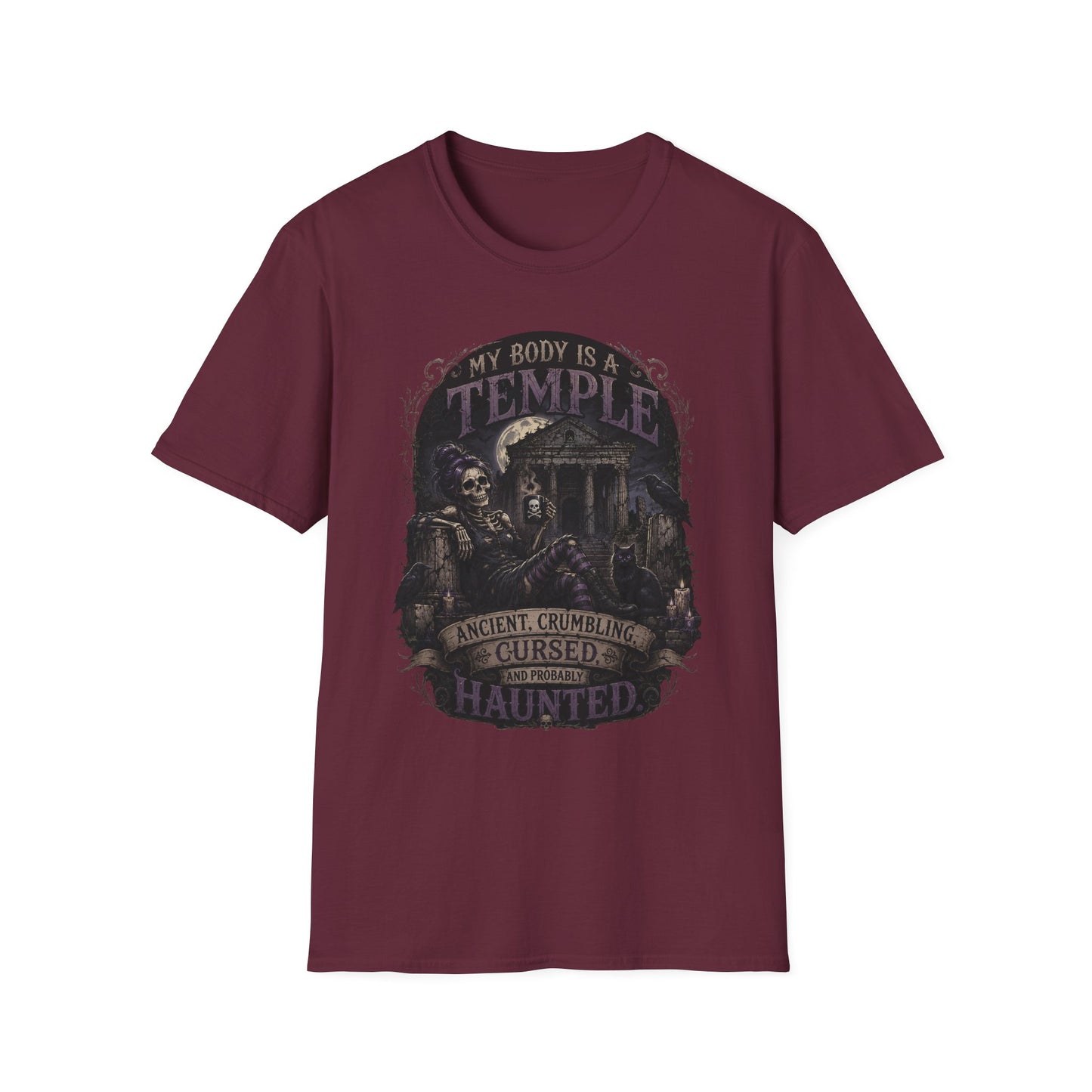 Body a Temple - Female Unisex Softstyle T-Shirt