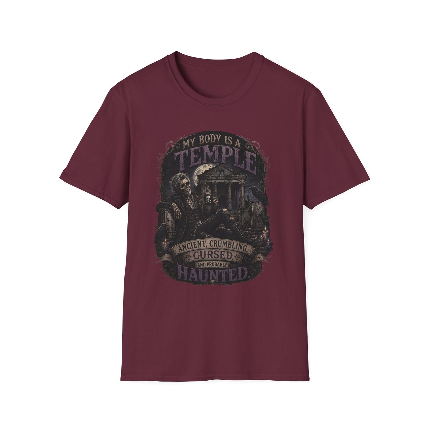 Body a Temple - Male Unisex Softstyle T-Shirt