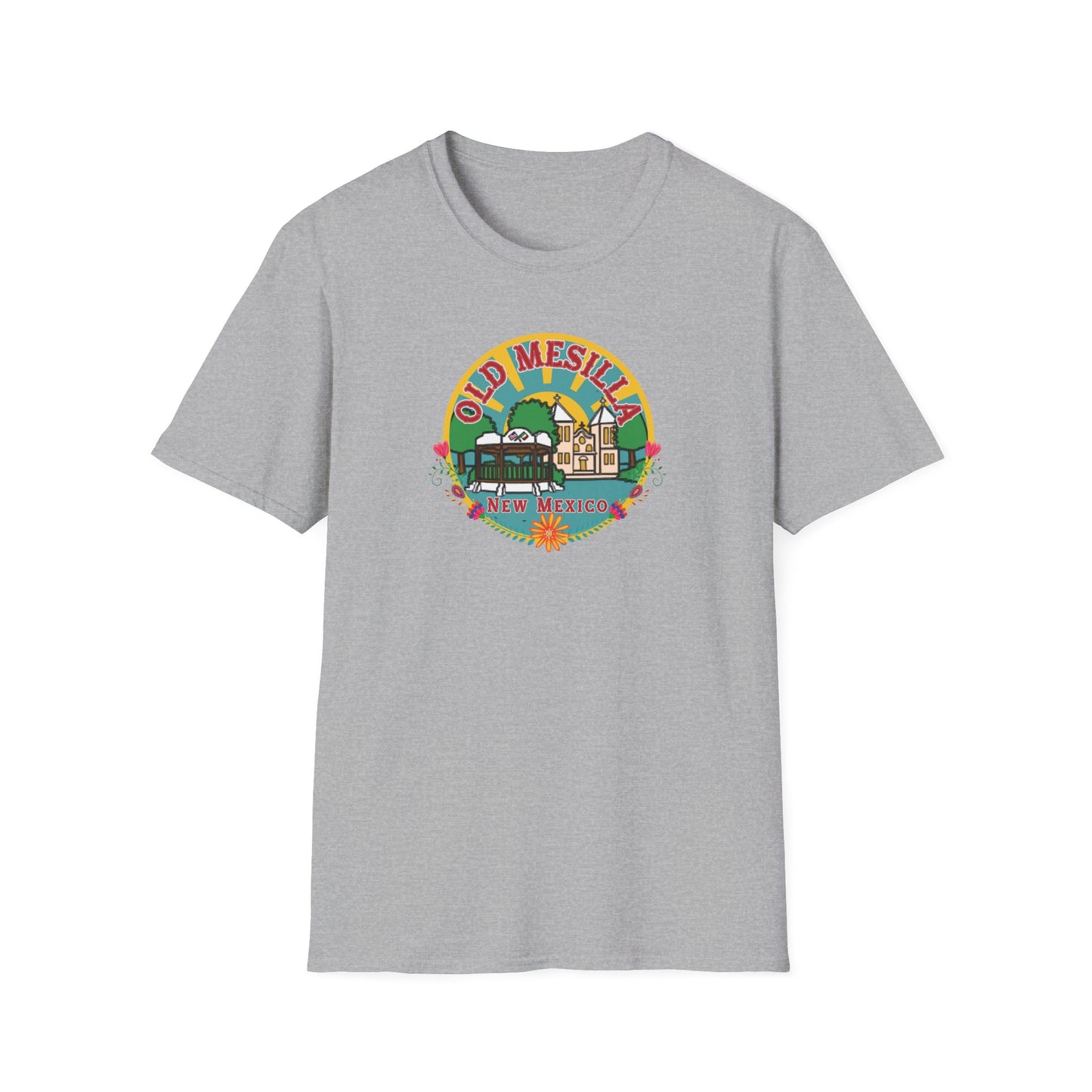 Old Mesilla - Round Unisex Softstyle T-Shirt