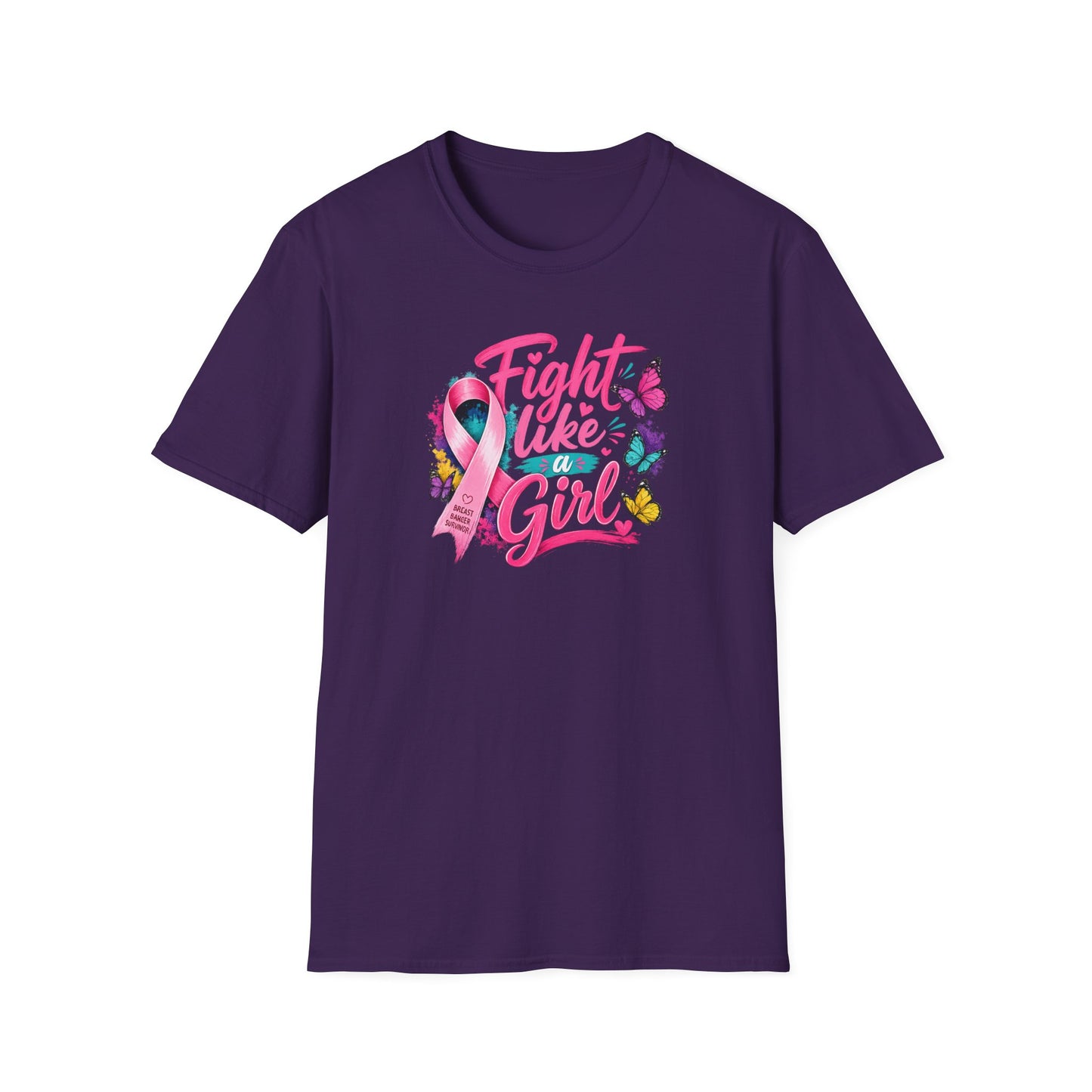 Fight Like a Girl Unisex Softstyle T-Shirt