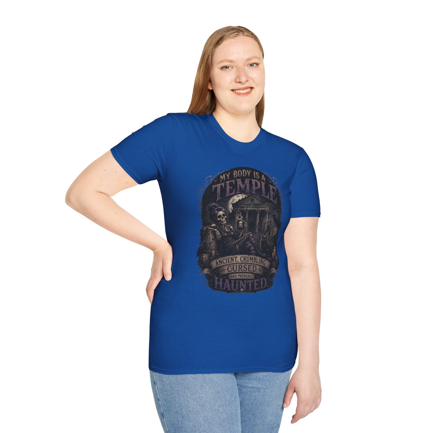 Body a Temple - Female Unisex Softstyle T-Shirt