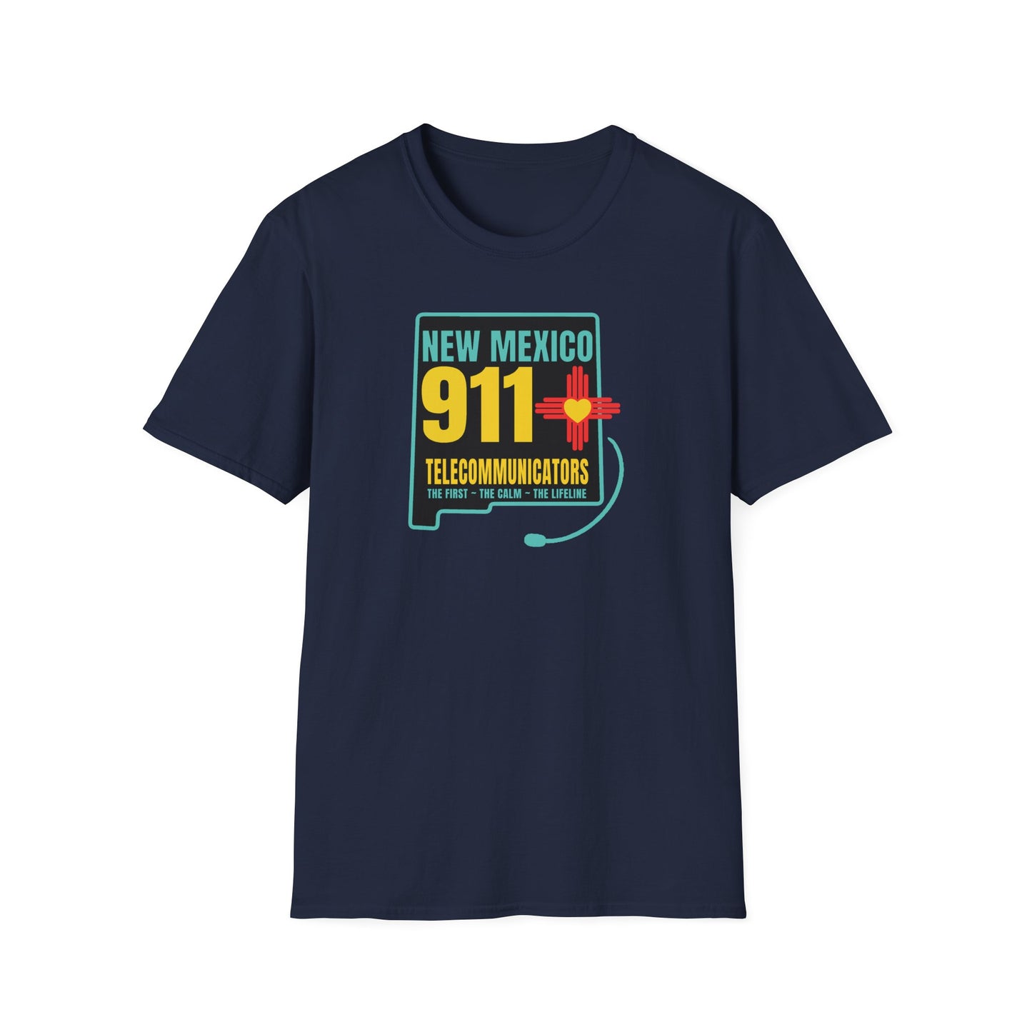 New Mexico 911 Telecommunicators Unisex Softstyle T-Shirt