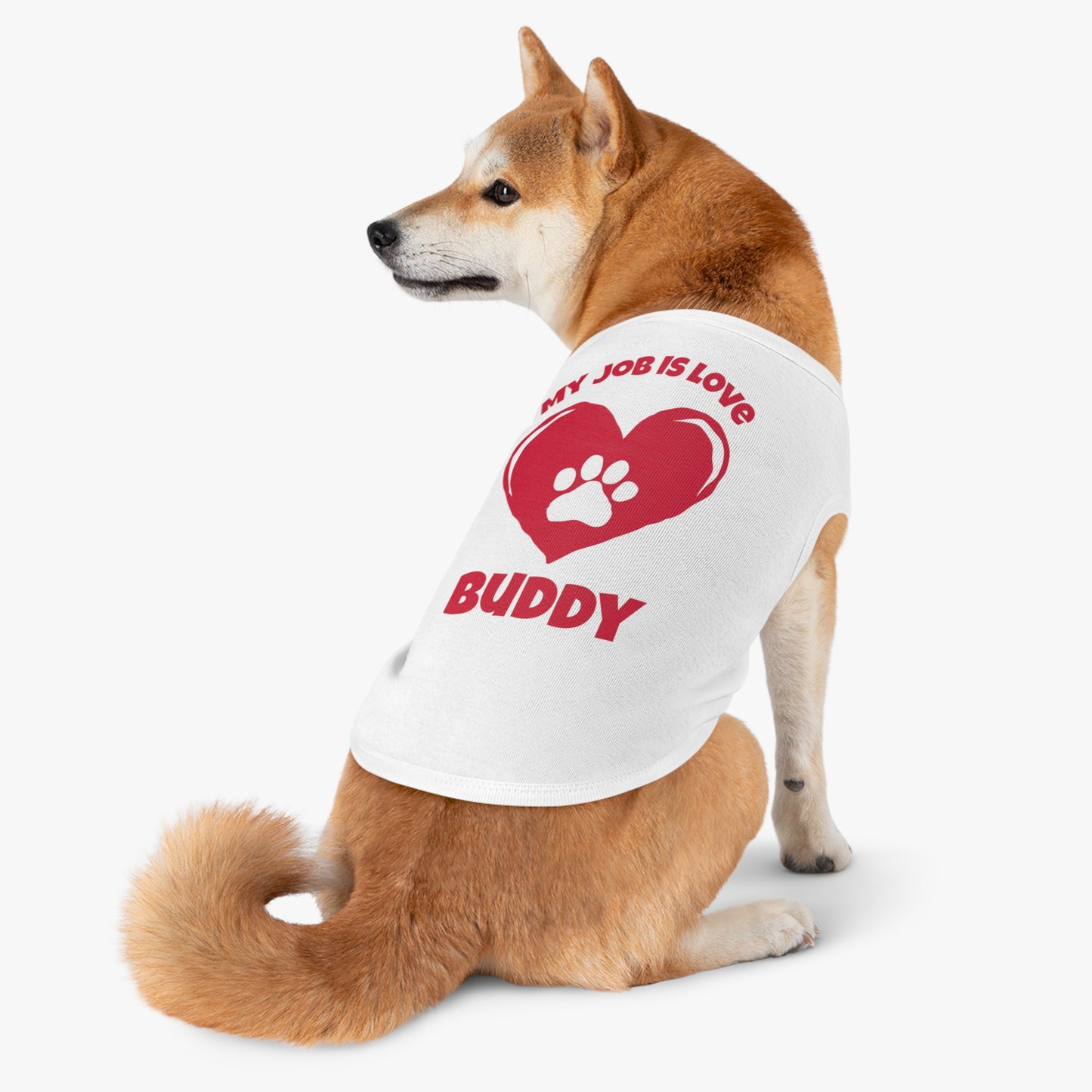 My Job Is Love PERSONALIZED Pet Tank Top