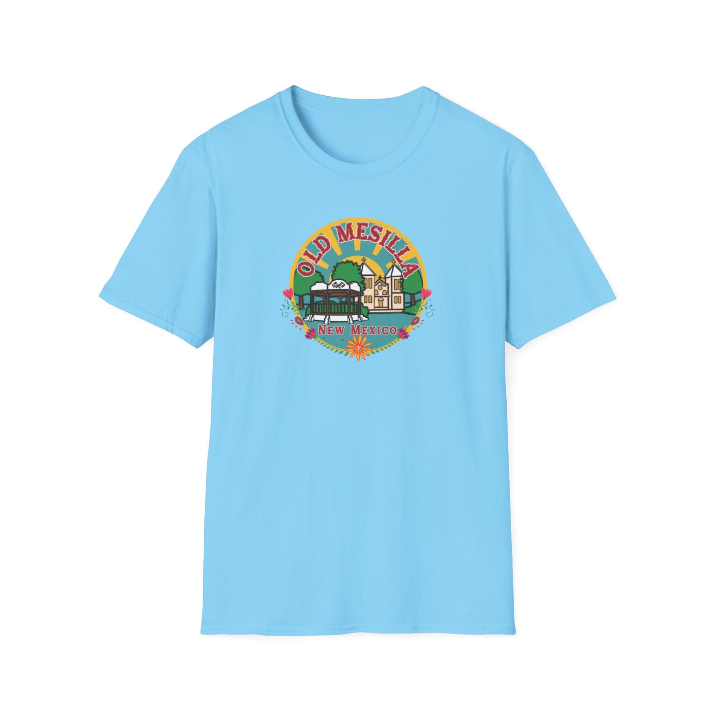 Old Mesilla - Round Unisex Softstyle T-Shirt