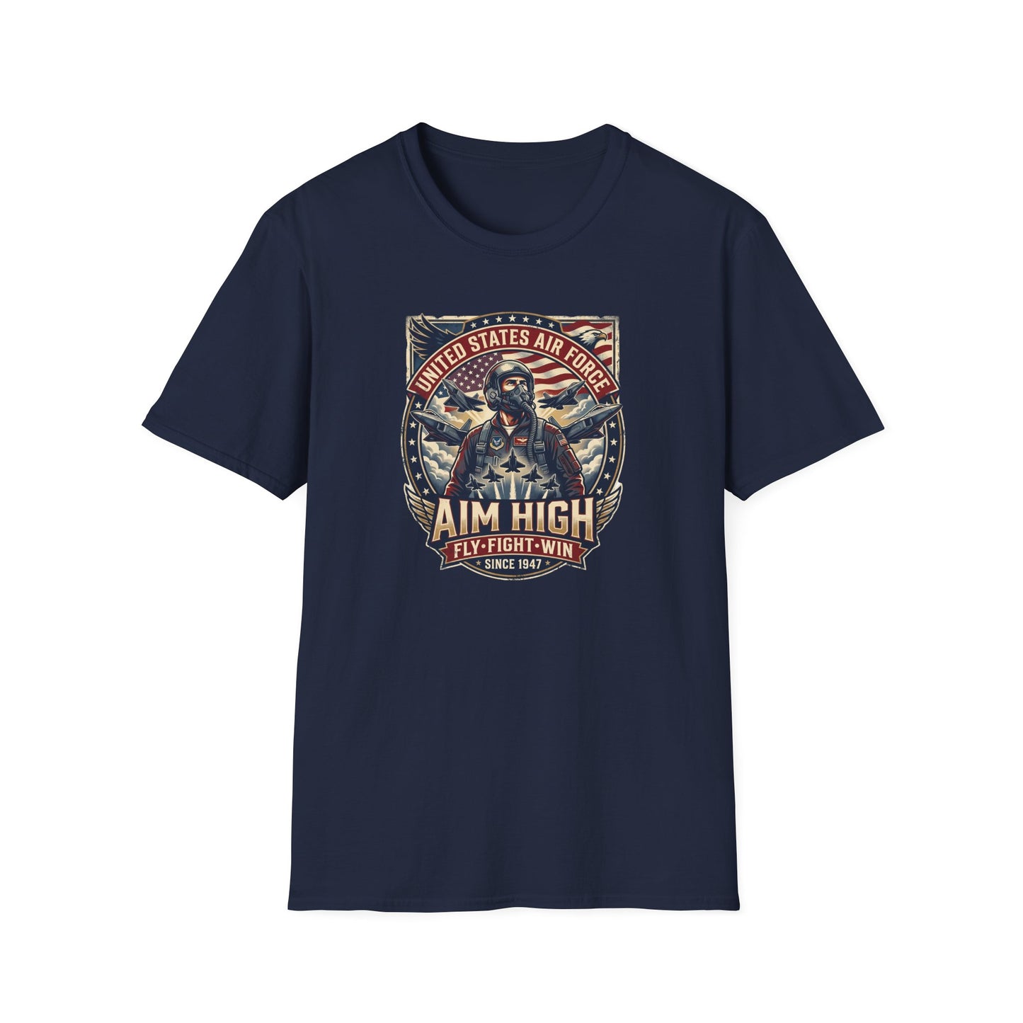 U.S. Air Force: Aim High Unisex Softstyle T-Shirt