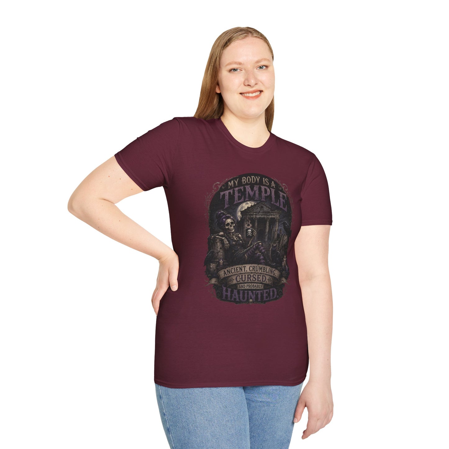 Body a Temple - Female Unisex Softstyle T-Shirt